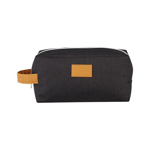 Custom Heathered Toiletry Bag (Q722611) - Toiletry Bags with Logo ...