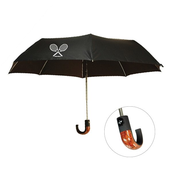 The 46 Inch Auto Open-Auto Close Folding Umbrella  Imprinted with Logo (Q727422)