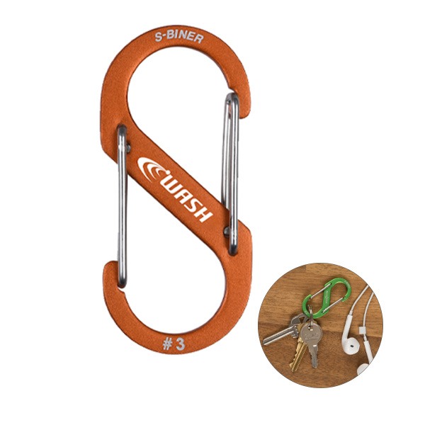 NITE IZE® S-Biner #3 2.75 Inch Carabiner  Imprinted with Logo (Q728211)