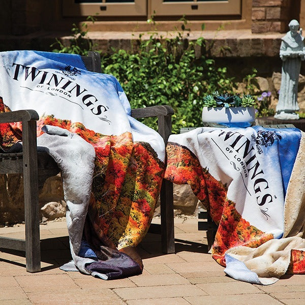 Appalachian Fur Lined Throw Blanket  Imprinted with Logo (Q731011)