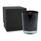 14 Oz. Black Glossy Tumbler Candle With LUX Box (Q731211)