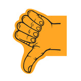 Polyurethane Thumb Foam Hand Mitts (Q732511)