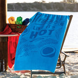 Velour Beach Colored Towel (Q734211)