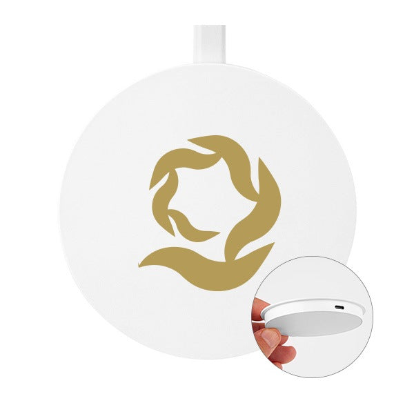 15W Devonport Fast Wireless Device Charger  Imprinted with Logo (Q734622)