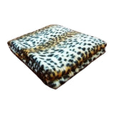 50" x 60" Whipstitch Fleece Blanket - Leopard (Q735111)