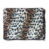 50" x 60" Whipstitch Fleece Blanket - Leopard (Q735111)