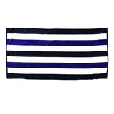 35 x 70 20 Lbs. Velour Cabana Stripe Towel (Q736211)