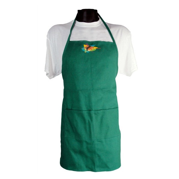 Heavy Cotton Bib Apron With Pockets (Q736422)