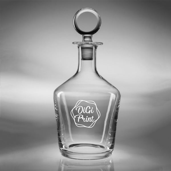 34 Oz. Craft Decanter - Clear  Imprinted with Logo (Q737211)