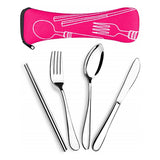 4 Pieces Set Cutlery With Neoprene Case (Q738011)
