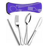 4 Pieces Set Cutlery With Neoprene Case (Q738011)