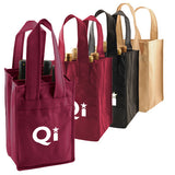 Promotional 4 Bottle Wine Totes (Q743235) -  - 1