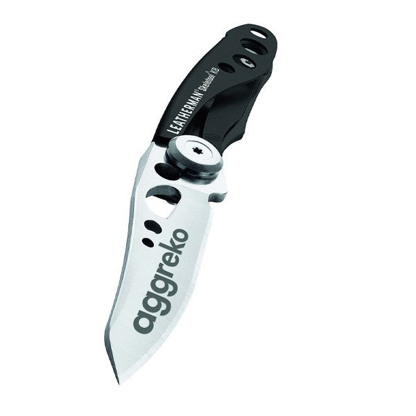 LEATHERMAN® Skeletool KB Black Pocket Knife  Imprinted with Logo (Q748211)