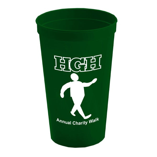 22 Oz. Stadium Cups  Imprinted with Logo (Q750911)