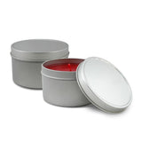8 Oz. Round Soy Travel Tin Candle (Q751211)