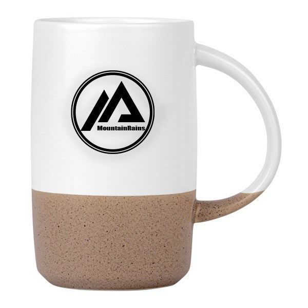 17 Oz. Mesa Grande Two-Tone Ceramic Mug  Imprinted with Logo (Q754622)
