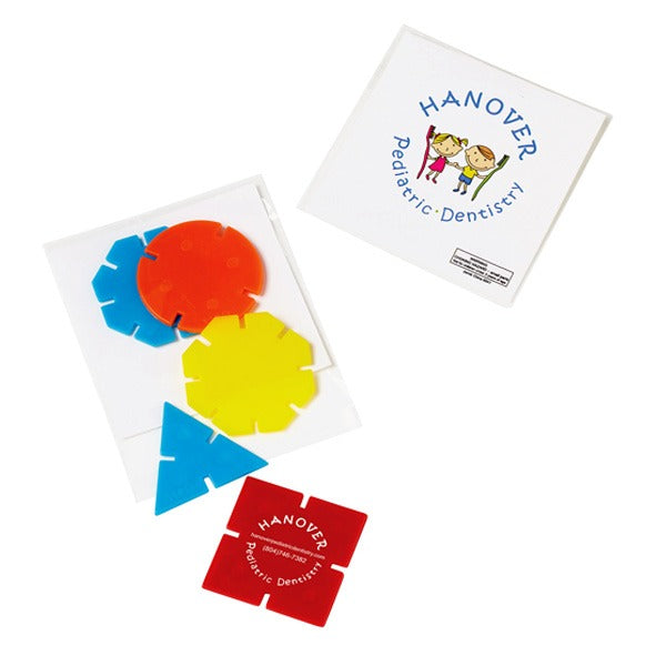 Geopuzzle In Polybag With Card  Imprinted with Logo (Q760211)