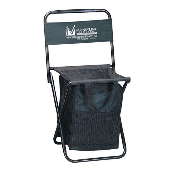 Folding Chair With Coolers  Imprinted with Logo (Q760611)
