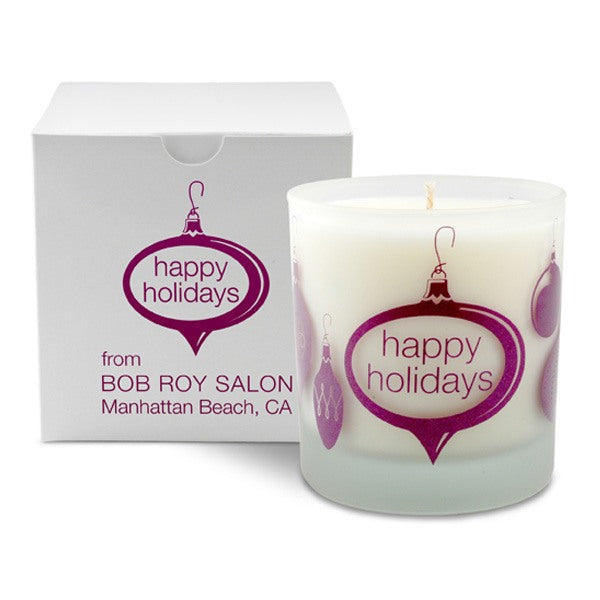 Ornament Holiday Candle  Imprinted with Logo (Q761211)