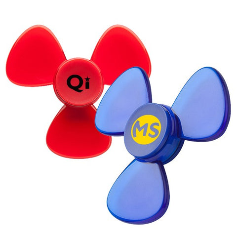 Propeller Shaped Fidget Spinners - Stress Relievers with Logo - Q763511 QI