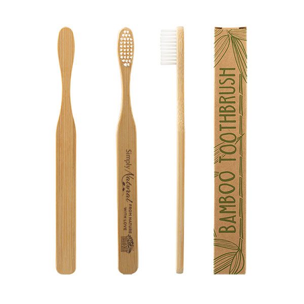 Bamboo Toothbrush  Imprinted with Logo (Q765211)