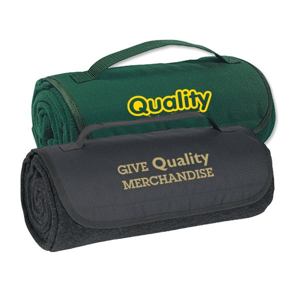 Custom RollUp Fleece Blankets (53"W x 48"H) (Q768311) fleece