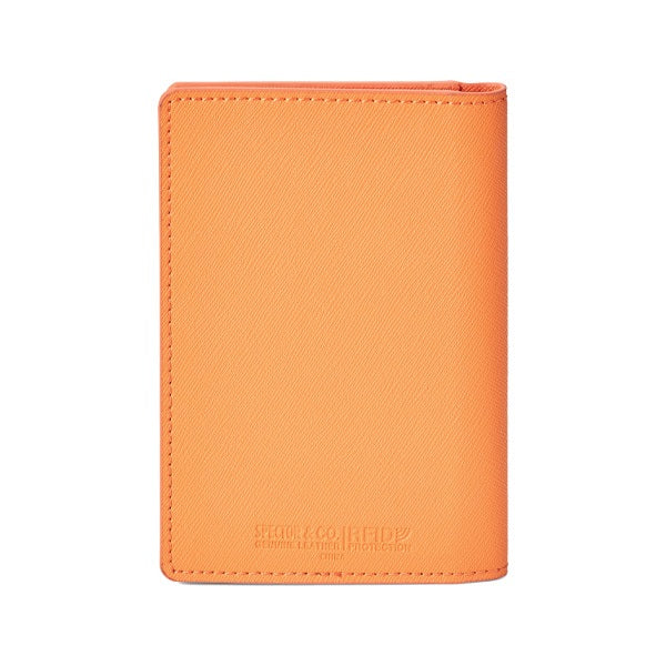Toscano Genuine Leather RFID Passport Holder  Imprinted with Logo (Q771011)
