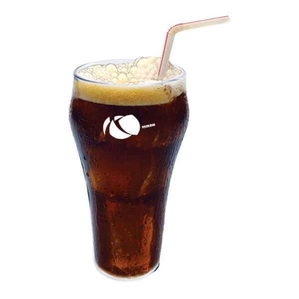 16 Oz. Plastic Traditional Soda Fountain Glass  Imprinted with Logo (Q771522)