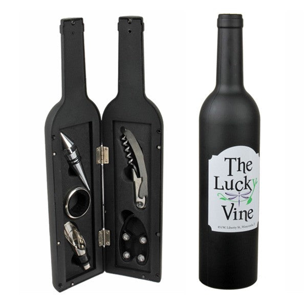 6Pc Wine Set With Bottle Opener  Imprinted with Logo (Q775322)