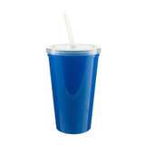 22 Oz. Stadium Cup With Lid and Straw (Q778422)