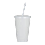 22 Oz. Stadium Cup With Lid and Straw (Q778422)