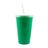 22 Oz. Stadium Cup With Lid and Straw (Q778422)