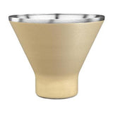 8 Oz. Snowfox Steel Martini Tumbler - Gold (Q779522)