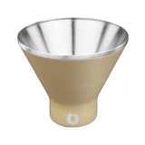 8 Oz. Snowfox Steel Martini Tumbler - Gold (Q779522)