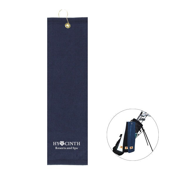 Microfiber Scrubber Golf Towel  Imprinted with Logo (Q781322)