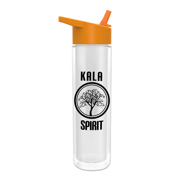 16 Oz. Chiller Insulated Bottle - Flip Straw Lid  Imprinted with Logo (Q782722)