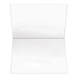 5" x 7" Blue Snowflake Classic Cards (Q791711)
