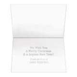 5" x 7" Blue Snowflake Classic Cards (Q791711)