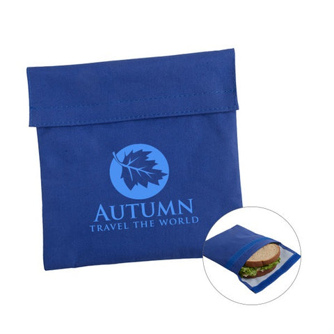 Reusable Sandwich & Snack Bags - Lunch Bags with Logo - Q794811 QI