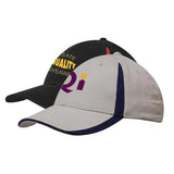 Brushed Heavy Cotton with Inserts on the Peak & Crown (Q79851)