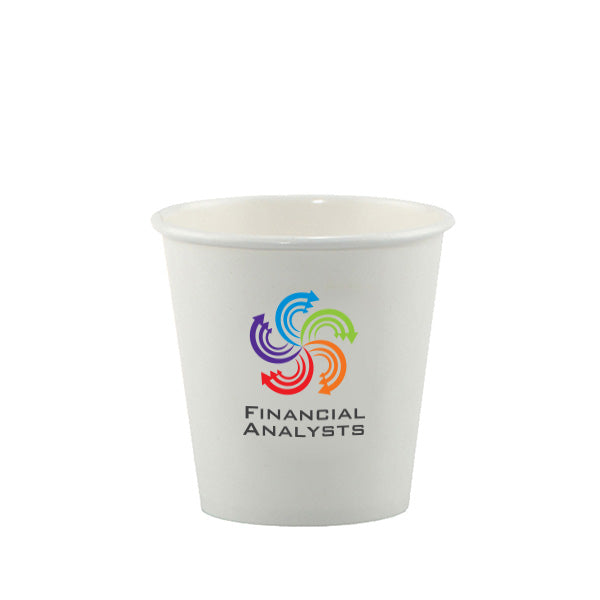 10 Oz. White Digital Paper Cups  Imprinted with Logo (Q802211)
