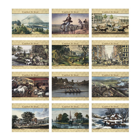 Custom Currier And Ives Stapled Calendar (Q805722) Wall Calendars Custom Currier And Ives Stapled Calendar (Q805722) Wall Calendars