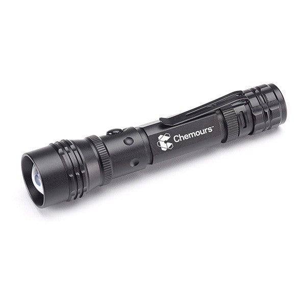 Cedar Creek® Rechargeable Tactical Flashlight  Imprinted with Logo (Q806322)