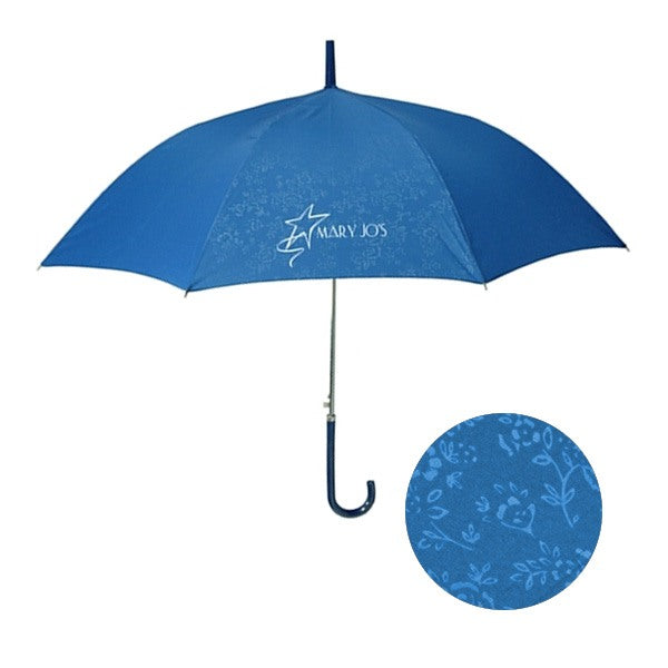 The 47 Inch Auto Open Floral Patterned Umbrella  Imprinted with Logo (Q807422)