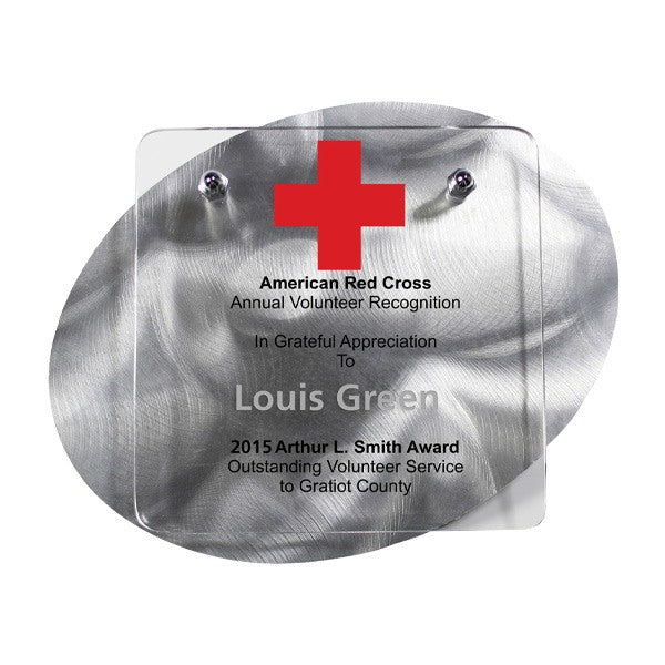 Vanguard Plaques - Screen Print  Imprinted with Logo (Q809811)