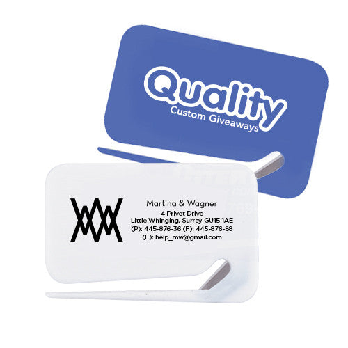 Business Card Impact Styrene Letter Openers  Imprinted with Logo (Q811511)