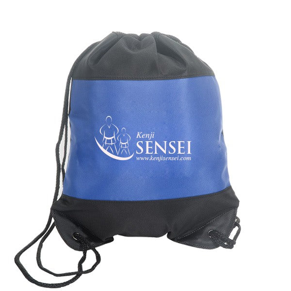 Microfiber Draw String Backpacks  Imprinted with Logo (Q814911)