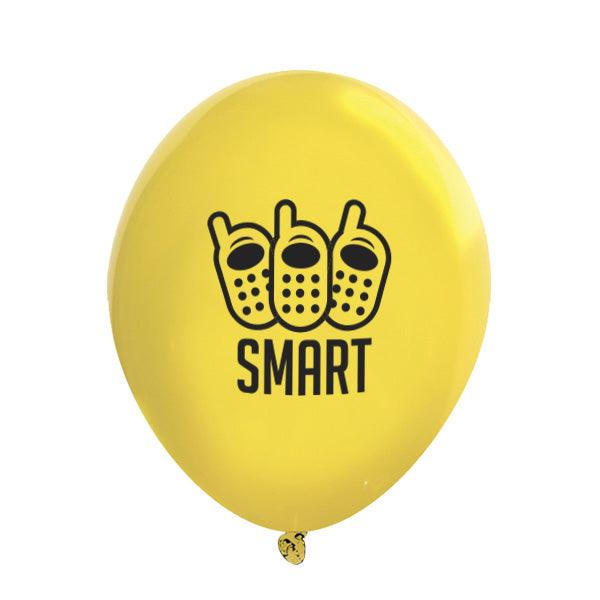 Crystal Latex Balloons (9 Inch)  Imprinted with Logo (Q816411)