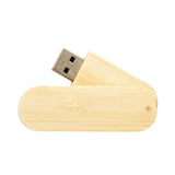 Hinsdale Eco-Friendly Bamboo Swivel Flashdrive 16G 4CP (Q818422)