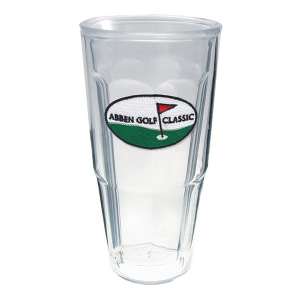24 Oz. Thermal Tumbler - Embroidered Emblem  Imprinted with Logo (Q821522)